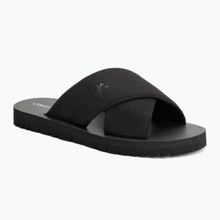 Vyriškos šlepetės Calvin Klein YM0YM01223 Cross Sandal Crxs Tx triple black