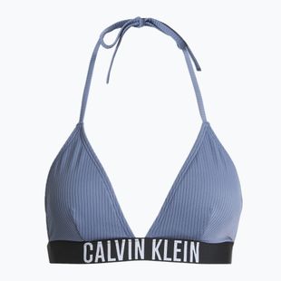 Maudymosi kostiumėlio viršus Calvin Klein KW0KW02750 Intense Power Rib Triangle-RP grisaille