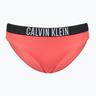 Maudymosi kostiumėlio apačia Calvin Klein KW0KW02752 Intense Power Rib Bikini dazzling coral