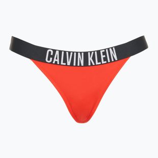 Maudymosi kostiumėlio apačia Calvin Klein KW0KW02857 Intense Power Brazilian flaming chili