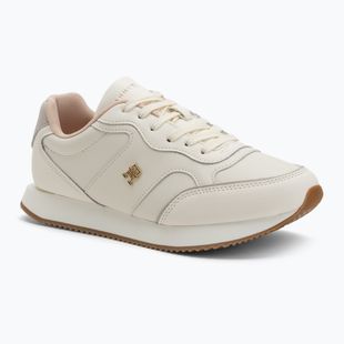 Moteriški batai Tommy Hilfiger Leather Runner ivory petal/newsprin