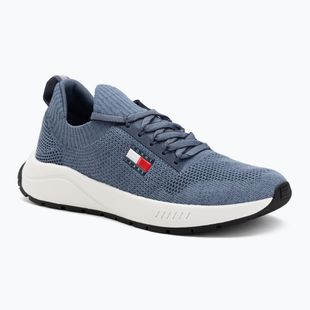 Vyriški batai Tommy Jeans Runner Knitted blue moment