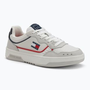 Vyriški batai Tommy Jeans Cupsole Elevated Leather red/white/black