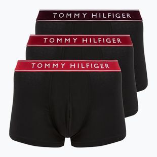 Trumpikės Tommy Hilfiger UM0UM03457 Trunk 3 poros deep burgundy/regular red/premium red