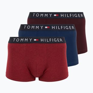 Trumpikės Tommy Hilfiger UM0UM03180 Trunk 3 poros deep burgundy/purple navy/deep rouge heather