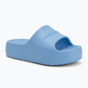 Moteriškos šlepetės Tommy Jeans Chunky Pool Slide Ess sugarplum blue