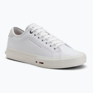 Vyriški sportiniai bateliai Tommy Hilfiger Street Leather Stitch white