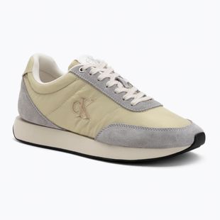 Moteriški batai Calvin Klein YW0YW01990 Retro Runner Lace Up Nylon MG green haze/grey/green/cashew