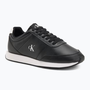 Vyriški batai Calvin Klein YM0YM01355 Retro Runner Essential Leather black/bright white