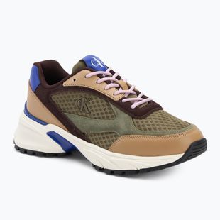 Vyriški batai Calvin Klein YM0YM01379 Hike Runner Mesh MIX cumin/burnt out/khaki/purple blue