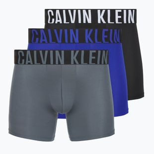 Trumpikės Calvin Klein 000NB3612A Brief 3 poros black/royalty/turbulence