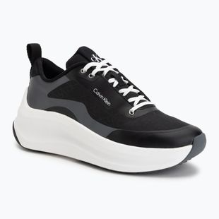 Moteriški batai Calvin Klein YW0YW02077 Chunky Runner Laceup Mix Aop black/coal