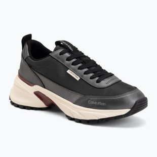 Moteriški batai Calvin Klein HW0HW02999 Hike Runner Organza Met Leather gun metal/bordeaux