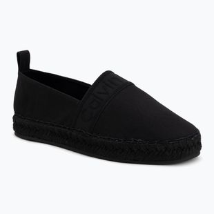 Moteriškos espadrilės Calvin Klein HW0HW02934 Oblique Webbing Triple Black