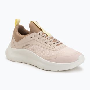 Moteriški batai Calvin Klein HW0HW03023 Light Runner Sock Mesh Lycra whisper pink/lemonade/silver mink