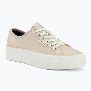 Moteriški batai Calvin Klein HW0HW02970 Vulc Flatf Laceup Ripst whisper pink/key largo