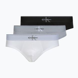 Vyriškos kelnaitės Calvin Klein LV00NB4471 Hip Brief 3 pairs black/misty grey/white