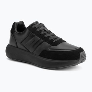 Vyriški batai Calvin Klein HM0HM02033 City Runner Laceup Tape Leather triple black