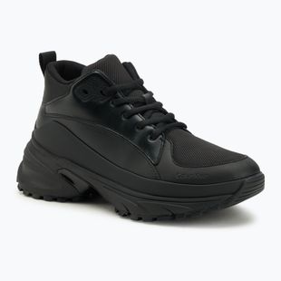 Vyriški batai Calvin Klein YM0YM01418 Hike Runner Mid Laceup Tech Mix triple black