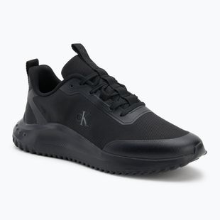 Vyriški batai Calvin Klein YM0YM01442 Eva Runner Lace Up Mat Mix 0GJ triple black