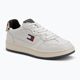 Moteriški batai Tommy Hilfiger Archive 98 Calf Hair Tab ecru/dark coffee
