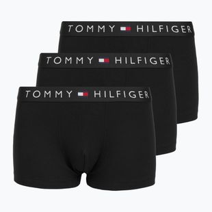 Trumpikės Tommy Hilfiger Rib Trunk 3 pairs black/black/black