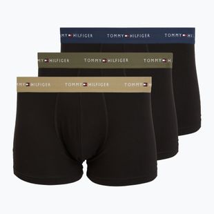 Vyriškos trumpikės Tommy Hilfiger Trunk WB 3 pairs army green/wdg blue/ptch blue