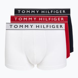 Vyriškos trumpikės Tommy Hilfiger Trunk Dtm white/medium red/navy blue