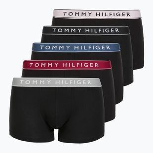 Trumpikės Tommy Hilfiger Trunk WB 5 pairs pale pink/antique silver/ruby jewel/aegean sea/black