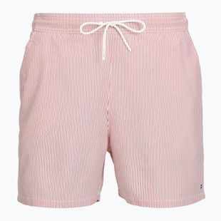 Vyriški maudymosi šortai Tommy Hilfiger Medium Drawstring Ithaca terra red/ecru ithaca