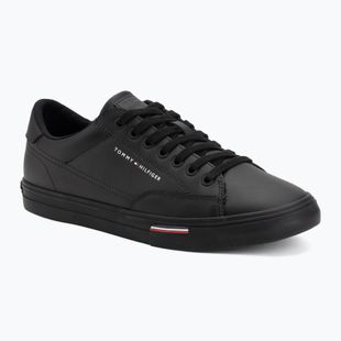 Vyriški sportbačiai Tommy Hilfiger Vulc Core RBW Long Lace Leather black