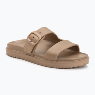Moteriškos šlepetės Tommy Hilfiger Double Strap Sandal Pearl safari canvas pearlized