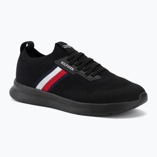 Vyriški batai Tommy Hilfiger Lightweight Knitted Runner black