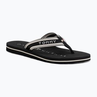 Moteriškos šlepetės Tommy Hilfiger Webbing Summer Sandal black