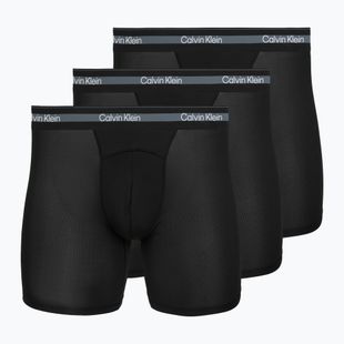 Vyriškos trumpikės Calvin Klein LV00NB4538 Boxer Brief Long black/black/black