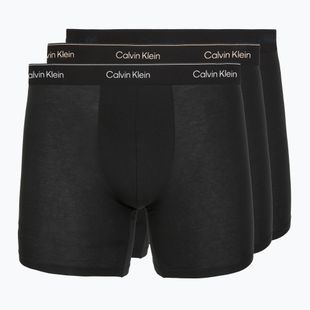 Trumpikės Calvin Klein LV00NB4394 Brief 3 pairs black w/heavenly iris logo/black w