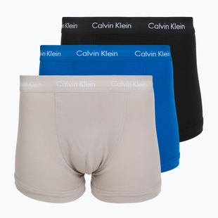 Vyriškos trumpikės Calvin Klein 0000U2662G Trunk 3 pairs classic blue/porpoise/black