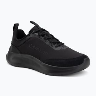 Vyriški batai Calvin Klein HM0HM02342 Light Eva Runn Essential Laceup Nylon Suede triple black