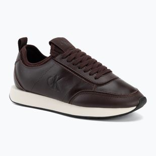 Moteriški batai Calvin Klein HW0HW03118 Retro Runner Sock PANL Leather Neo bordeaux