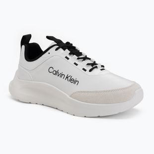 Vyriški batai Calvin Klein HM0HM02342 Light Eva Runn Essential Laceup Nylon Suede bright white/black