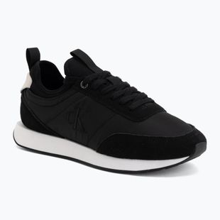 Vyriški batai Calvin Klein YM0YM01414 Retro Runner Sock Laceup Mix matte black/bright white
