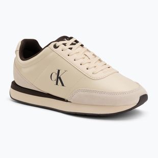 Moteriški batai Calvin Klein HW0HW03248 Retro Runner Essential Leather light cashew/rocky brown