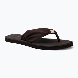 Moteriškos šlepetės per pirštą Tommy Hilfiger Scandi Soft Summer fondant brown