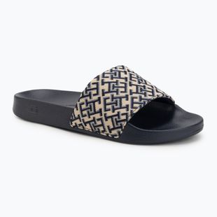 Moteriškos šlepetės Tommy Hilfiger Monogram space blue