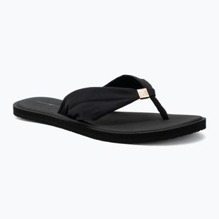 Moteriškos šlepetės per pirštą Tommy Hilfiger Scandi Soft Summer black