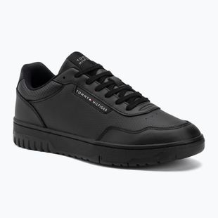 Vyriški batai Tommy Hilfiger Basket Core Leather black