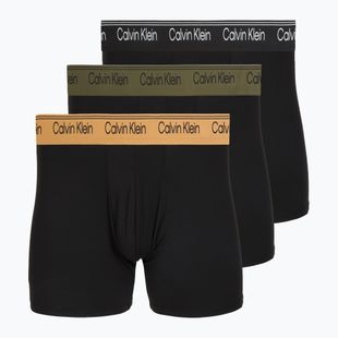 Vyriškos trumpikės Calvin Klein LV00NB4410 Brief black w/bronze flash wb/black/oliv