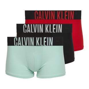 Vyriškos trumpikės Calvin Klein 000NB3775A Trunk black/goji berry/aqua blue