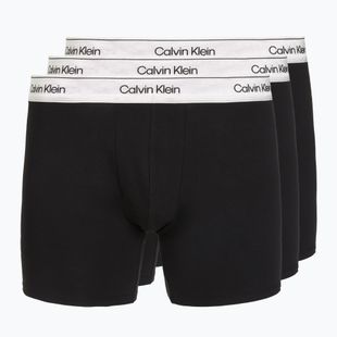 Vyriškos trumpikės Calvin Klein LV00NB4731 Boxer Brief black w/ silver haze wbs
