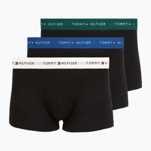 Vyriškos trumpikės Tommy Hilfiger Trunk WB 3 pack nb//opu blu/orna green/ivory silk